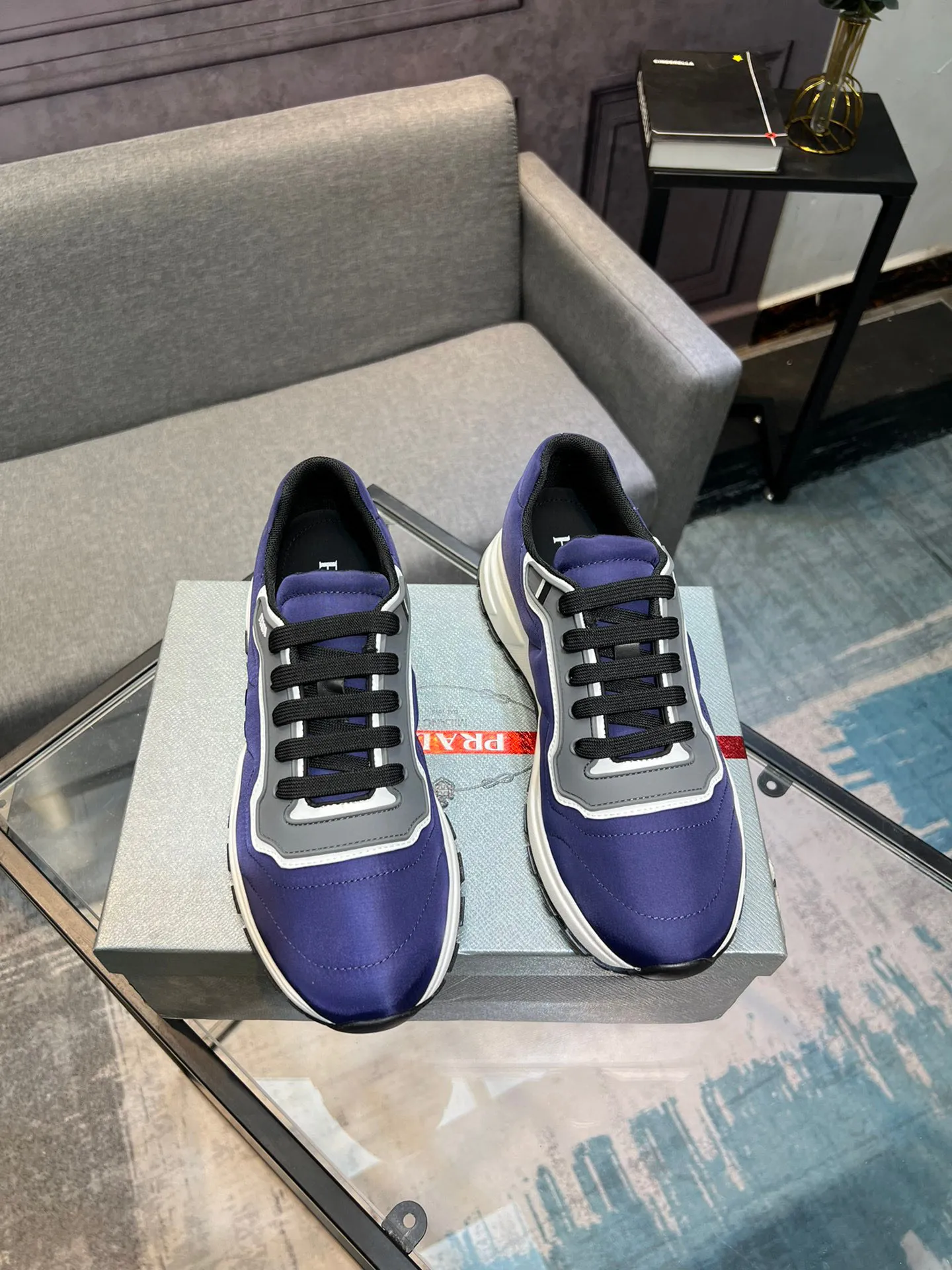 Men's shoes 💰540 PRADA "Prada" casual shoes Regular size: 38-44 (45 can be customized) Product material: Selected cowhide material, genuine leather lining, original outsole